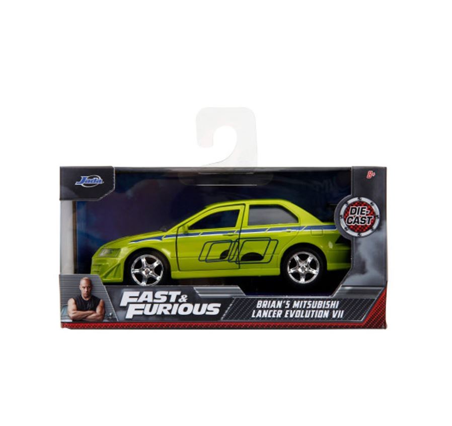 Fast and the Furious Brian's Mitsubishi Lancer Evolution VII 1:32 Scale Die-Cast Metal Vehicle