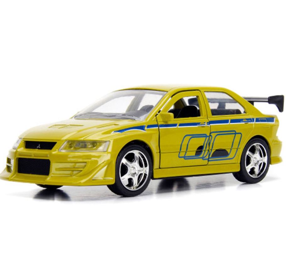 Fast and the Furious Brian's Mitsubishi Lancer Evolution VII 1:32 Scale Die-Cast Metal Vehicle