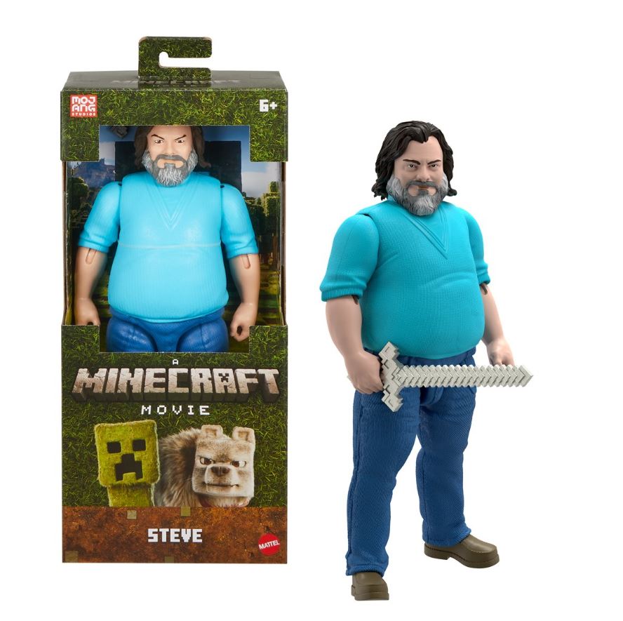 A Minecraft Movie Large Scale Steve Action Figure