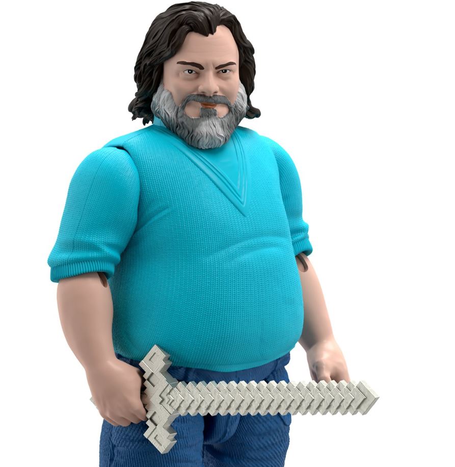 A Minecraft Movie Large Scale Steve Action Figure