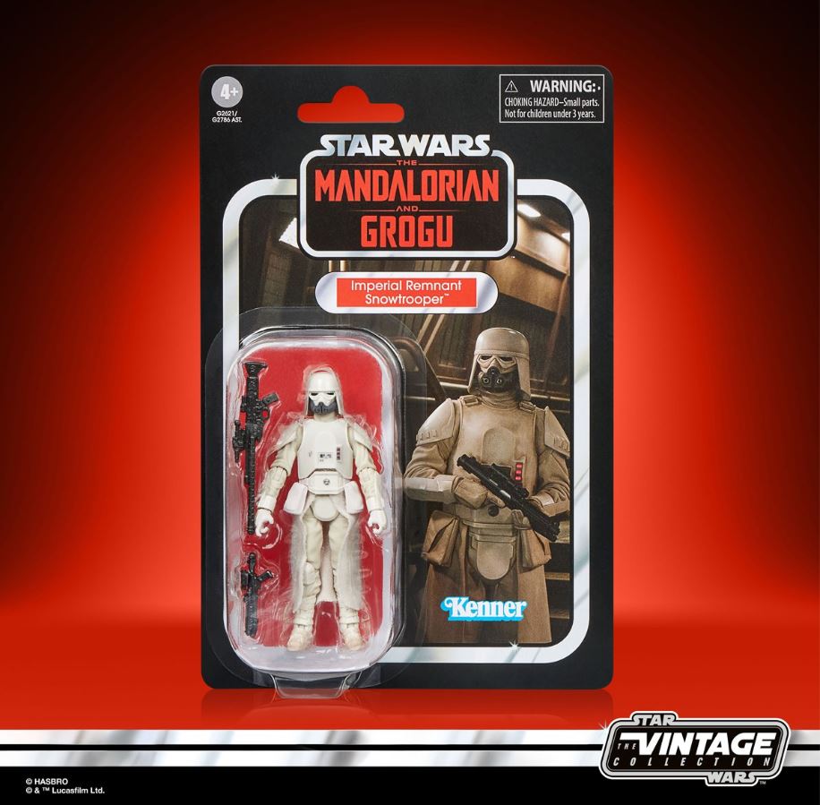 Star Wars The Vintage Collection The Mandalorian & Grogu Imperial Remnant Snowtrooper 3 3/4-Inch Action Figure
