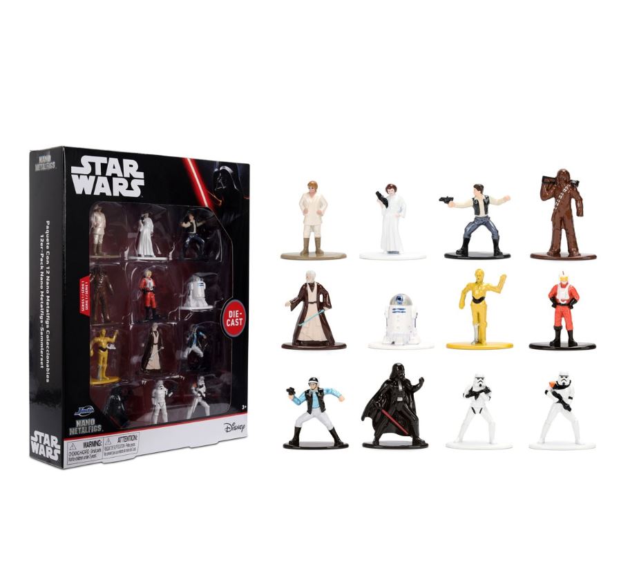 Star Wars Wave 1 Nano MetalFigs Die-Cast Metal Mini-Figure 12-Pack